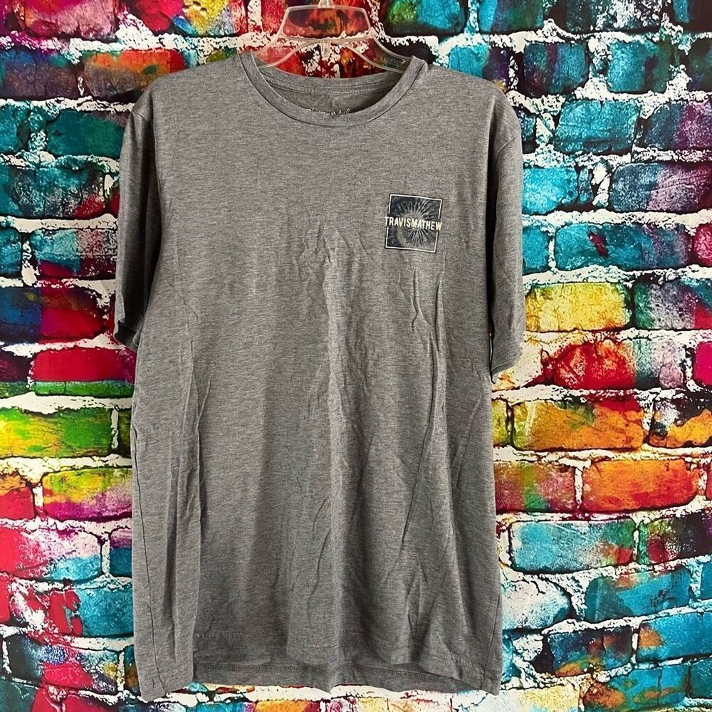 Travis Mathew Double Sided Short Sleeve Graphic Tee T-Shirt Size Large